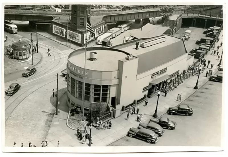 Building where Sheridan was left